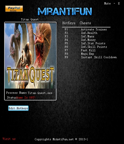 泰坦之旅修改器