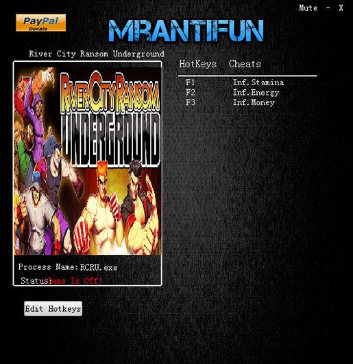 熱血物語地下世界三項修改器