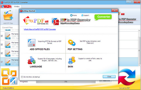 Rtf轉(zhuǎn)換到PDF轉(zhuǎn)換器