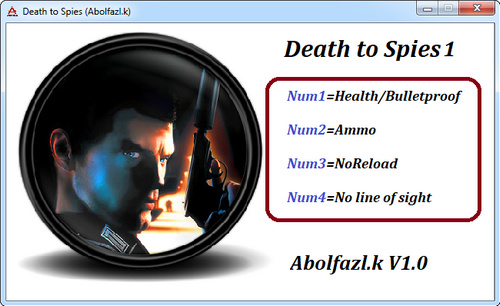 死亡間諜決斷時刻四項修改器 v1.0 最新版 