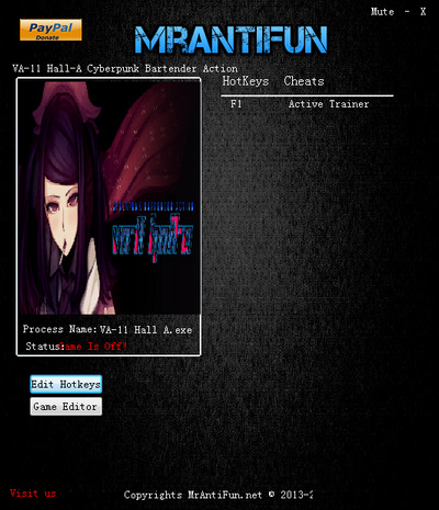 賽博朋克酒保行動修改器