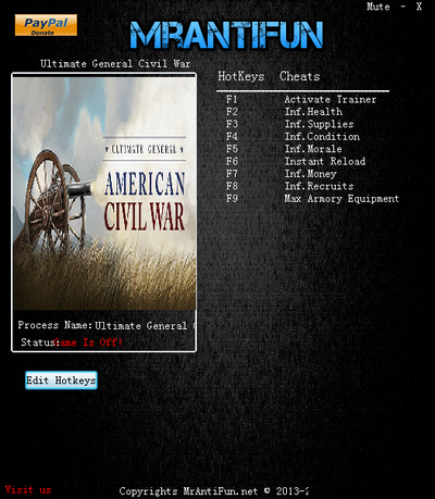 終極將軍內(nèi)戰(zhàn)修改器