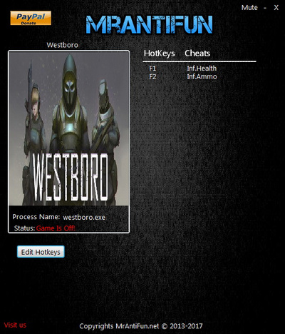 Westboro游戲修改器