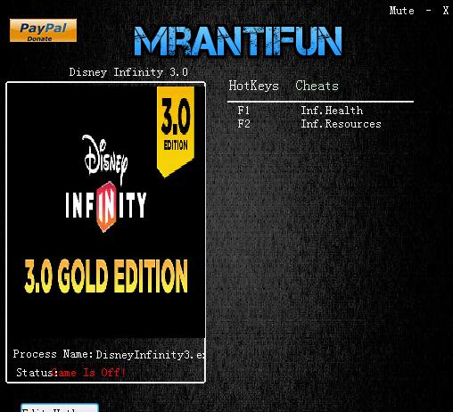 迪士尼無限3.0修改器