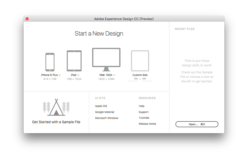 Adobe Experience Design CC