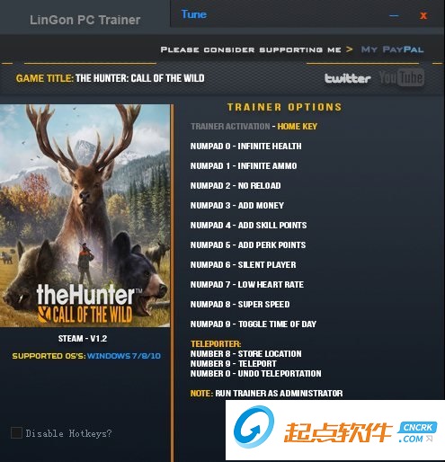 獵人野性的呼喚修改器工具