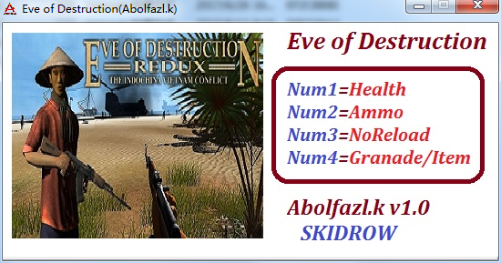 毀滅前夕回歸越南四項修改器