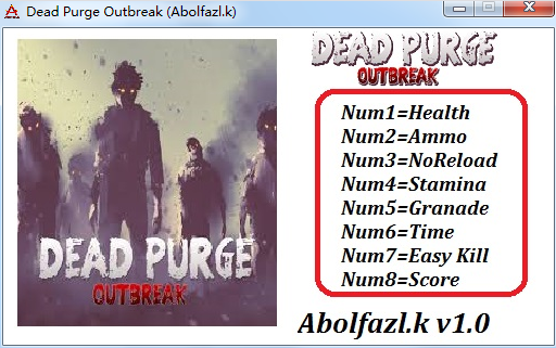 死亡凈化爆發(fā)八項(xiàng)修改器下載