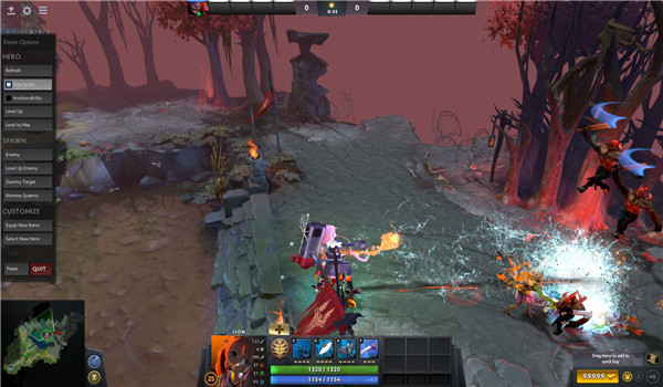 DOTA2江風(fēng)替換惡魔巫師MOD 綠色版圖1