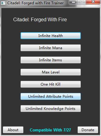 堡壘火焰之煉七項修改器 免費版