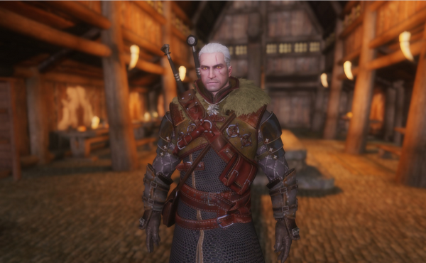 上古卷軸5巫師3利維亞的杰洛特護(hù)甲整合包