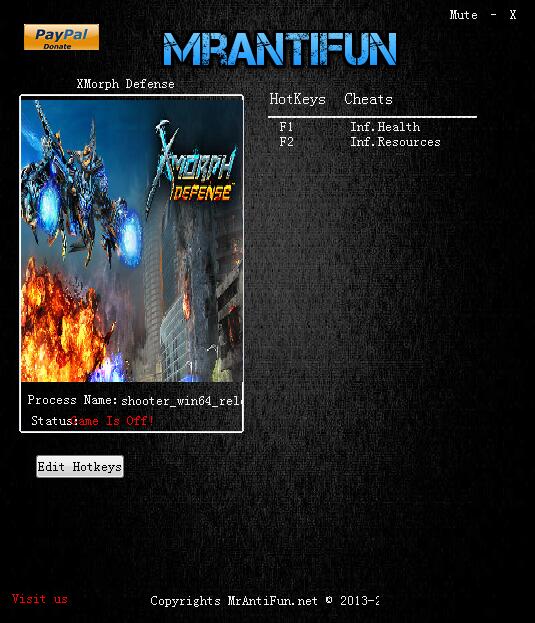 X變體防御修改器