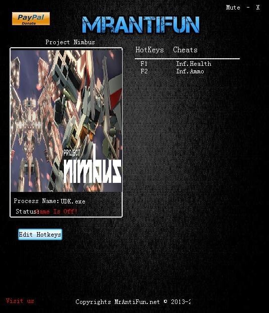 光輪計劃無限生命彈藥修改器 免費版