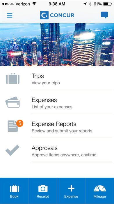 concur報(bào)銷系統(tǒng)app