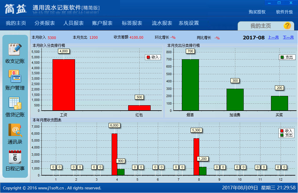 簡(jiǎn)益通用流水記賬軟件