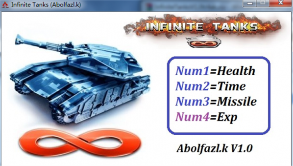 無限坦克四項修改器