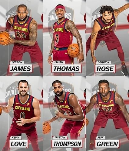 NBA2K18騎士全隊球員高清照片補丁