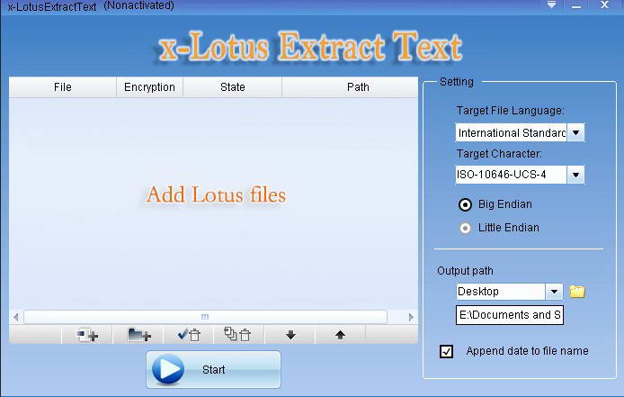 金軟Lotus文本抽出工具