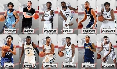 NBA2K18灰熊全隊球員高清照片補丁