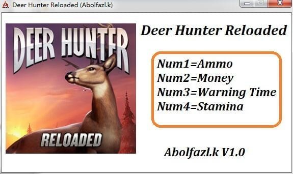 獵鹿人重裝上陣64位四項(xiàng)修改器 免費(fèi)版