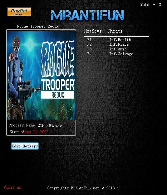 俠盜騎兵歸來四項(xiàng)修改器