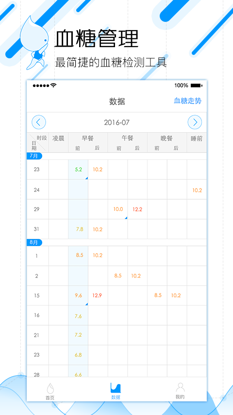 血糖管理藍(lán)牙版 v1.0.3 安卓版圖3