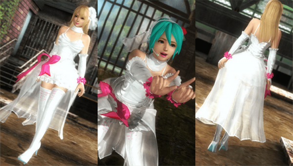 死或生5最后一戰(zhàn)虎媽初音白婚紗套裝MOD