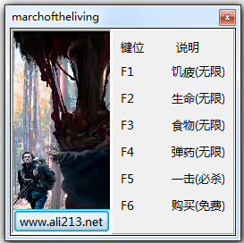 生者前行六項(xiàng)修改器 v1.0 免費(fèi)版圖1