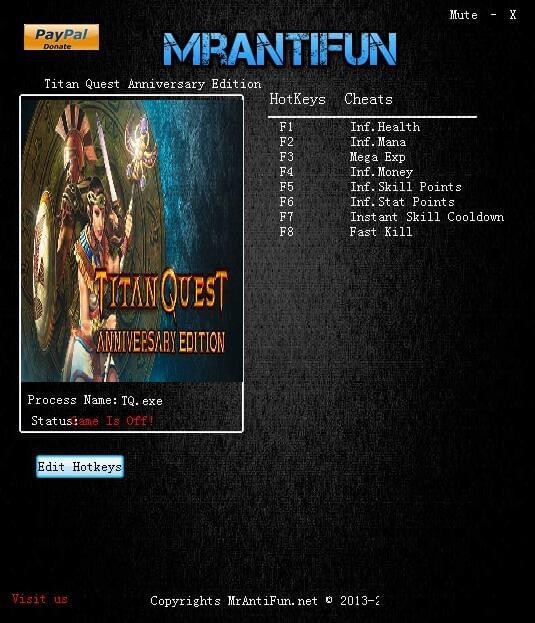 泰坦之旅不朽王座八項(xiàng)修改器 免費(fèi)版