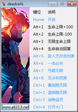 死亡細(xì)胞十二項(xiàng)修改器下載