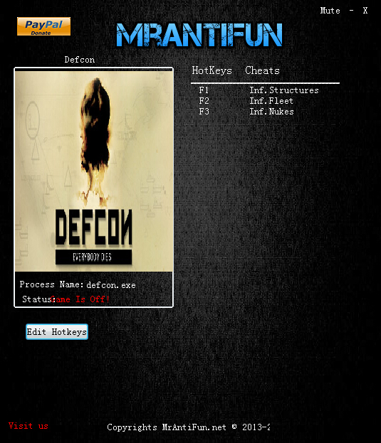 核戰(zhàn)危機(jī)三項(xiàng)修改器