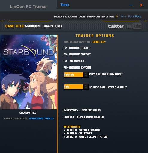 星界邊境十項修改器