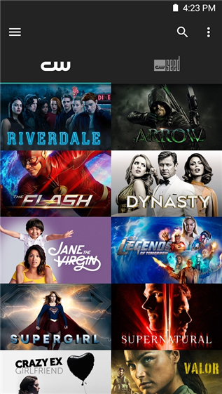 The CW app