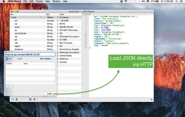 JSON Wizard Mac版 V1.3 官方版圖1