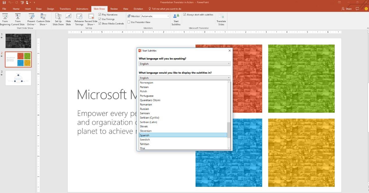 Presentation Translator