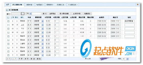 假期管理系統(tǒng)