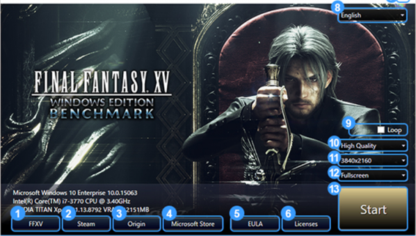 最終幻想15配置檢測工具