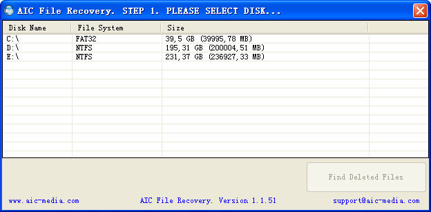 AIC File Recovery
