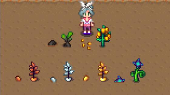 星露谷物語更多農(nóng)作物果樹瓜及可種植礦物MOD下載