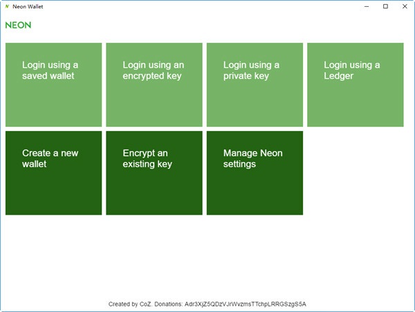 Neon Wallet(數(shù)字資產(chǎn)錢包) V0.0.7 免費(fèi)版圖1