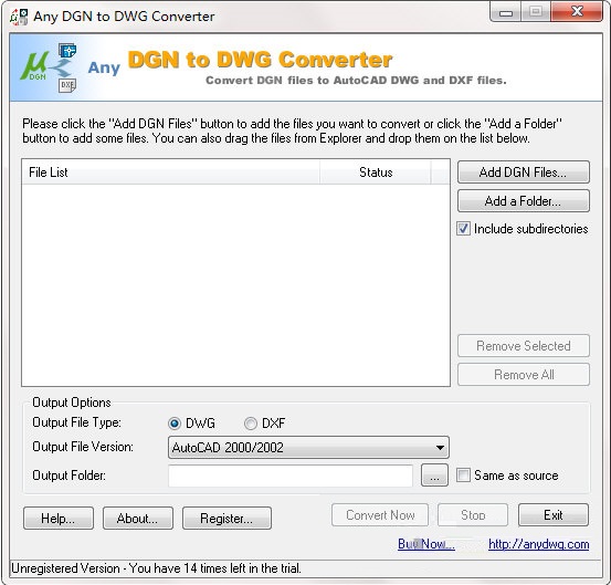 Any DGN to DWG Converter 