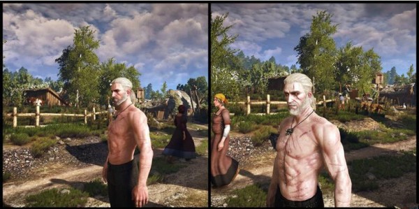 巫師3狂獵相貌更兇惡的真實(shí)白狼MOD下載