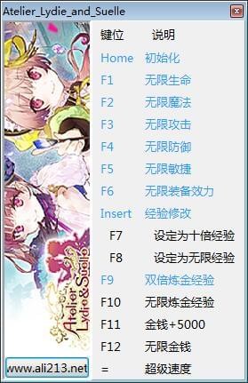 莉蒂與絲爾的工作室十三項(xiàng)修改器 免費(fèi)版