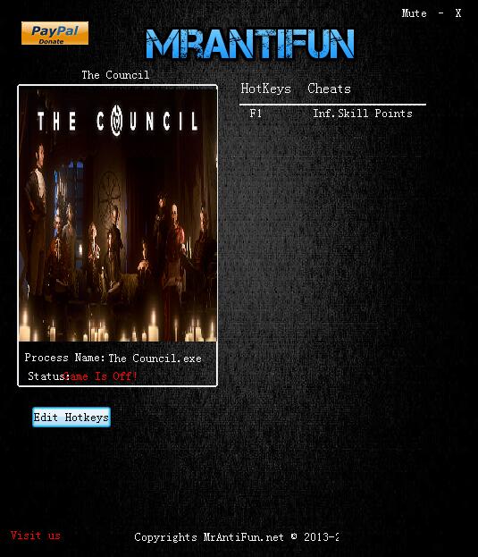 議會The Council修改器