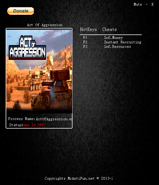 侵略行為修改器