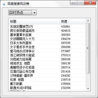 百度搜索風(fēng)云榜 v4.13 最新版圖1