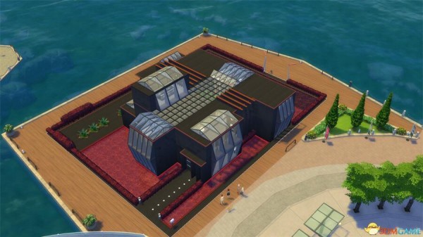 模擬人生4細(xì)細(xì)的紅線現(xiàn)代住宅mod下載 免費(fèi)版圖4