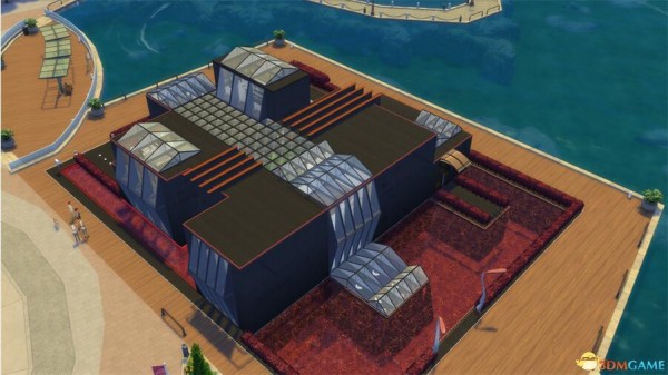 模擬人生4細(xì)細(xì)的紅線現(xiàn)代住宅mod下載 免費(fèi)版圖5