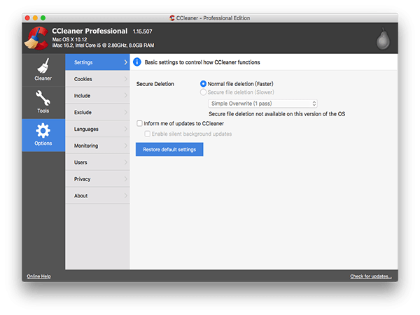 CCleaner Pro Mac版