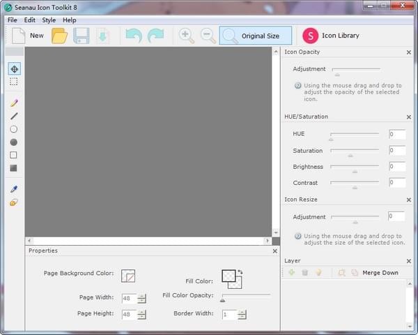 Seanau Icon Toolkit(圖標制作軟件) v8.0 免費英文版圖1